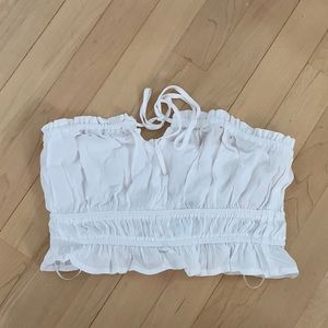 White Garage tube top (XS)